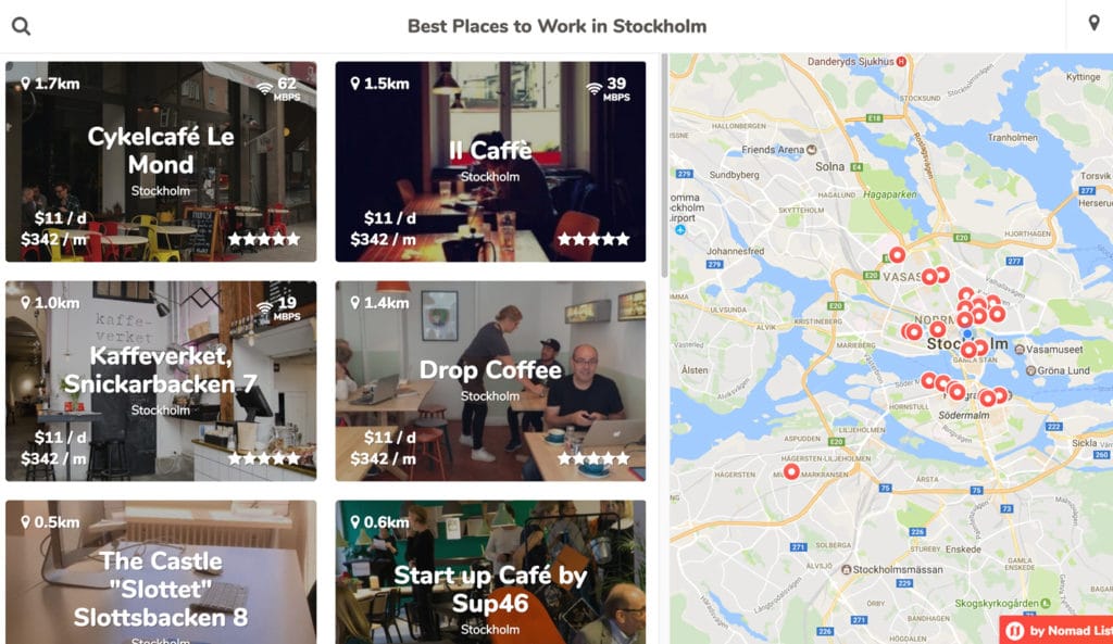 Places to work