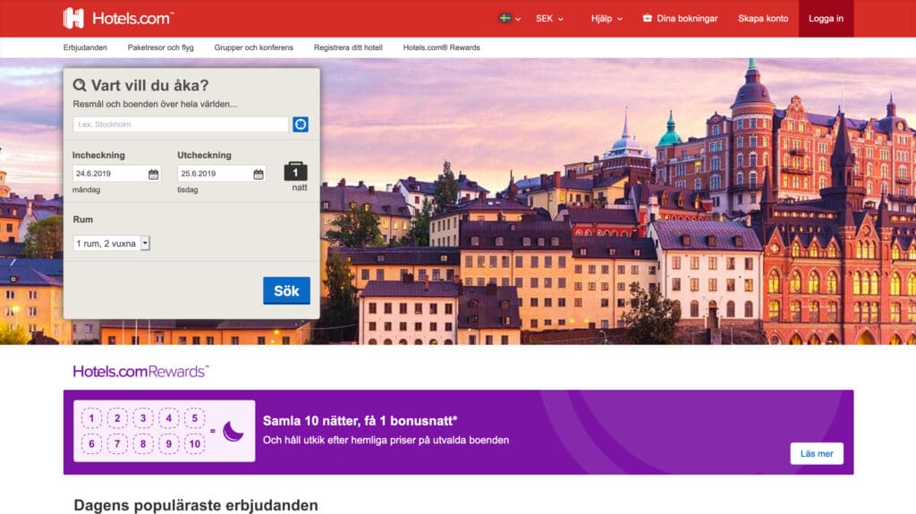 Hotels.com Rewards