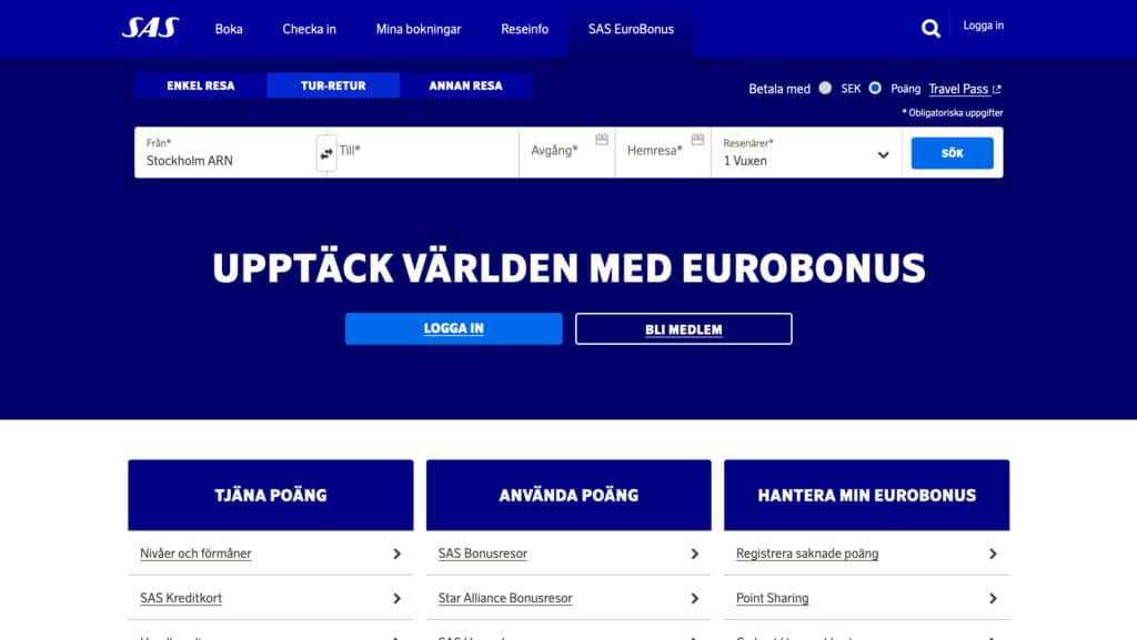 SAS Eurobonus